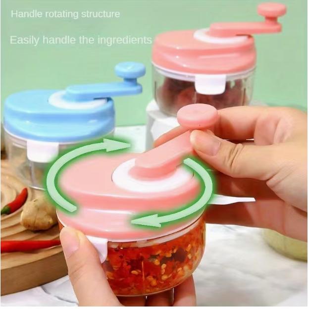 1pc Multifunctional Kitchen Manual Garlic Crusher Seasoning
