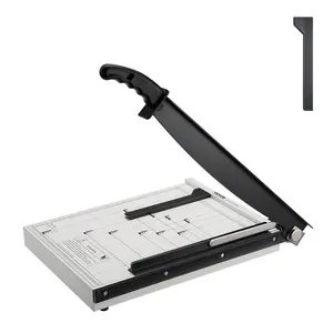VEVOR Paper Cutter, TikTokShopBlackFriday, Guillotine Trimmer, 15" Cut Length, 16 Sheets Capacity, Heavy Duty Guillotine Paper Cutter with Guard Rail/Blade Lock for Cardstock/Cardboard, Paper Trimmer for Home Office School