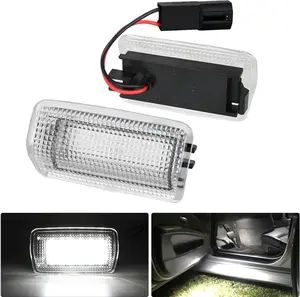 Nilight 2PCS LED Car Door Lights, White Beam Courtesy Lights with Plug-and-Play Installation, LED Illumination Accessories for Toyota Avalon Sienna Venza Camry Prius 4Runner & Lexus IS ES GS LS RX GX LX & Subaru BRZ Car Interior Lighting