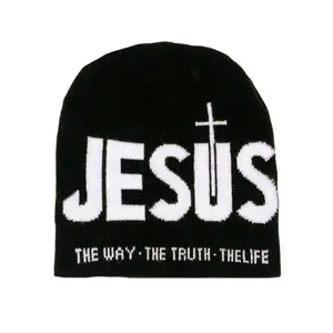 Casual Unisex Y2K Letter Jacquard Knit Beanie Hat with Cross Pattern, Soft Stretch Warm Winter Cap for Men and Women, Trendy Streetwear Style Ideal for Outdoor Sports, Travel, Skateboarding, and Daily Cold Weather Outfits new wear Heart design stylish