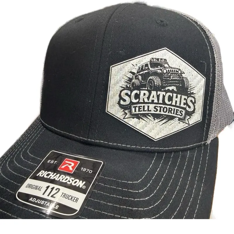 Scratches tell stories, jeep hat Scratches tell stories, jeep hat