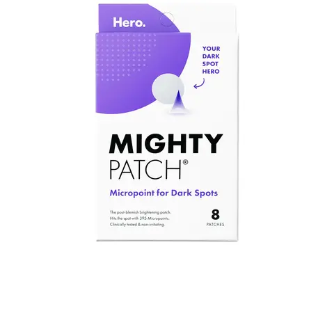 Hero Cosmetics Micropoint Blemish Pimple Patches, 8-Count Hydrocolloid Acne Clearing Skincare - 6-8h Dark Spot Fix, Brightening Dark Spot Correction, Fragrance-Free, Paraben-Free
