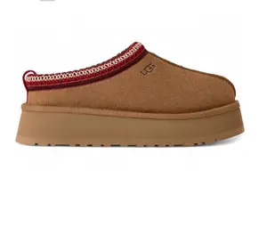UGG Tazz Slipper Chestnut (GS) 1143776K-CHE Adults Round Toe Summer Walking Shoes Authentic Comfortable Fashion Trending Gift