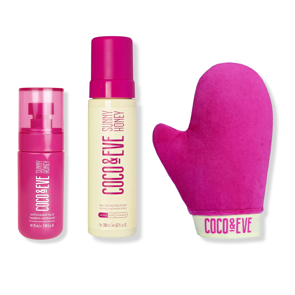 Coco & Eve Self-Tanning Face + Body Bronzing Bundle