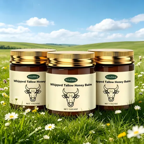 3Family Set Whipped Grass-Fed Beef Tallow Honey Balm - 4 Oz,Moisturizing Cream for Soft, Smooth Skin - Handmade All-Natural Moisturizer - Lavender,hydrating, comfort, moisture boost cream, luminous firming cream, body care, hydrating dry skin,summ