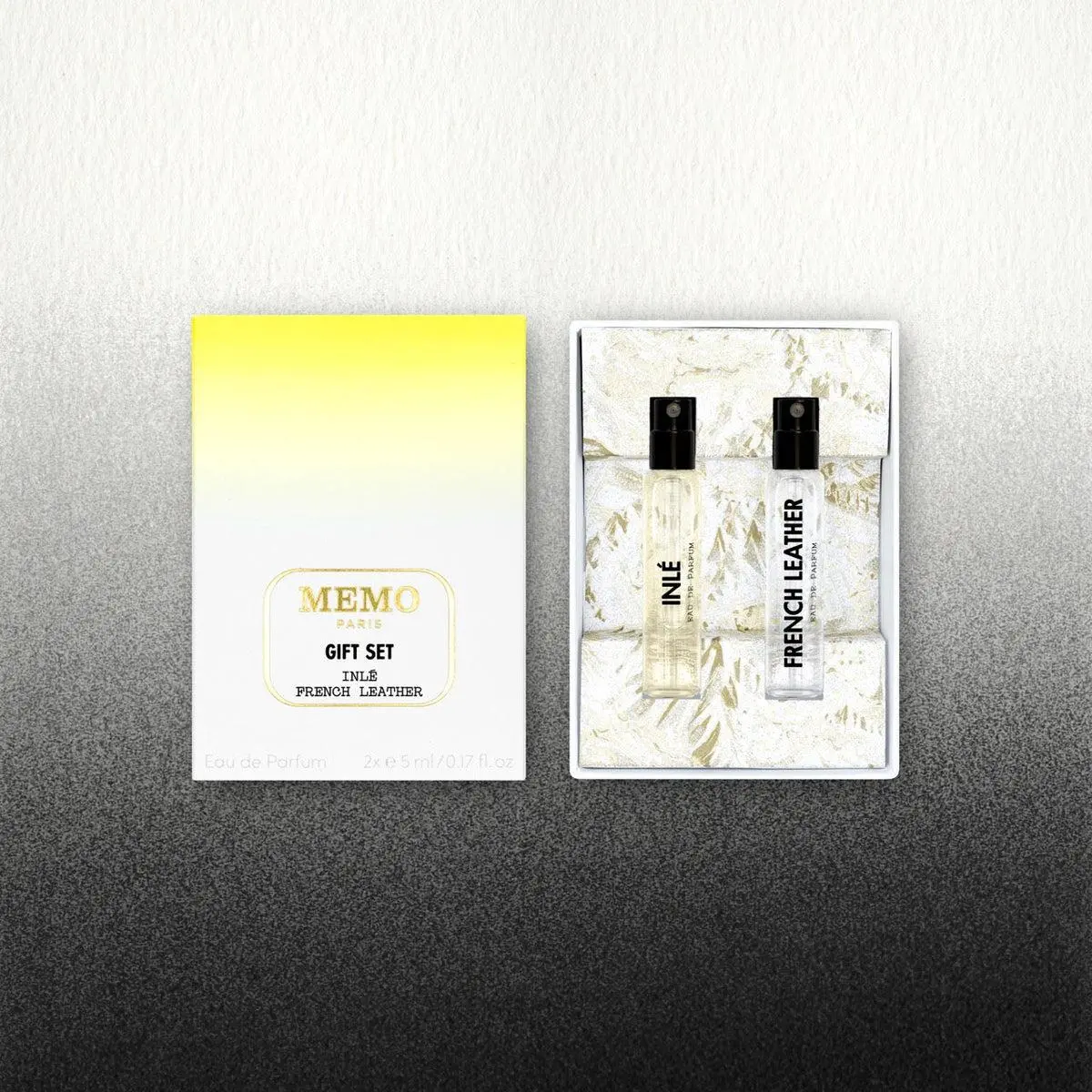 Memo Paris® Official French Leather x Inlé Eau de Parfum Discovery Set
