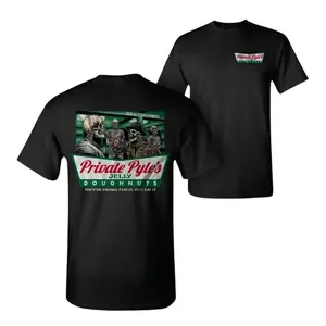 Private Pyle's Jelly Doughnuts Military Drill Sergeant Parody Print Unisex TikTok Shop Deals Graphic Tee 100% Cotton Casual Streetwear T-Shirt