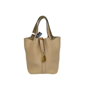 Pre-owned HERMÈS 【Alea】HERMES Picotin 18 Gris Trench(S2) P216955178