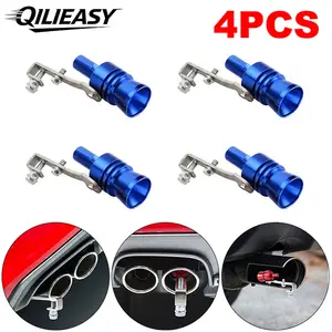 4pcs Car Exhaust Whistle for Cars Trucks Suvs Motorcycles, Enhance Exhaust Sound, Stylish Rear Pipe Replacement, Multiple Color Options