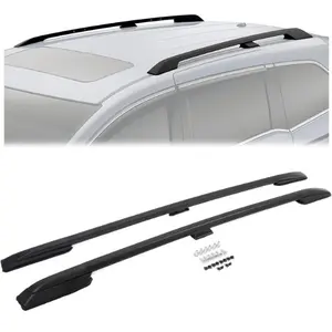 Roof Side Rail Rack Compatible with 2018-2024 Honda Odyssey, Aluminum Roof Rail Rack Cross Bars Rooftop Luggage Cargo Carrier Bag Kayak Canoe 165 Lbs Automotive