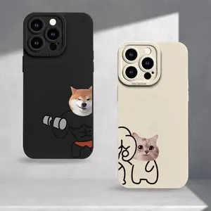 A soft phone case designed for fitness enthusiasts, featuring UV printing and angel eyes, offering a matte finish and 360-degree protection, suitable for various iPhone models including 11, 12, 13, 14 Pro Max, 15, XR, X/XS, 7, 8 Plus, SE, and Mini
