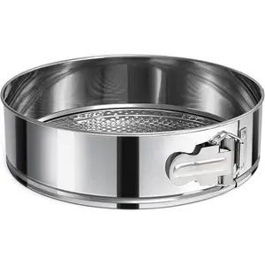 9 Inch 304 Stainless Steel Nonstick Springform Cake Pan with Removable Bottom Round Spring Form Cheesecake Pans