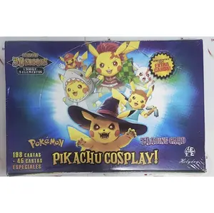 2025 BOX POKEMON PIKACHU COSPLAY FE Cards (30 Packs) (Booster Box) Holiday Edition