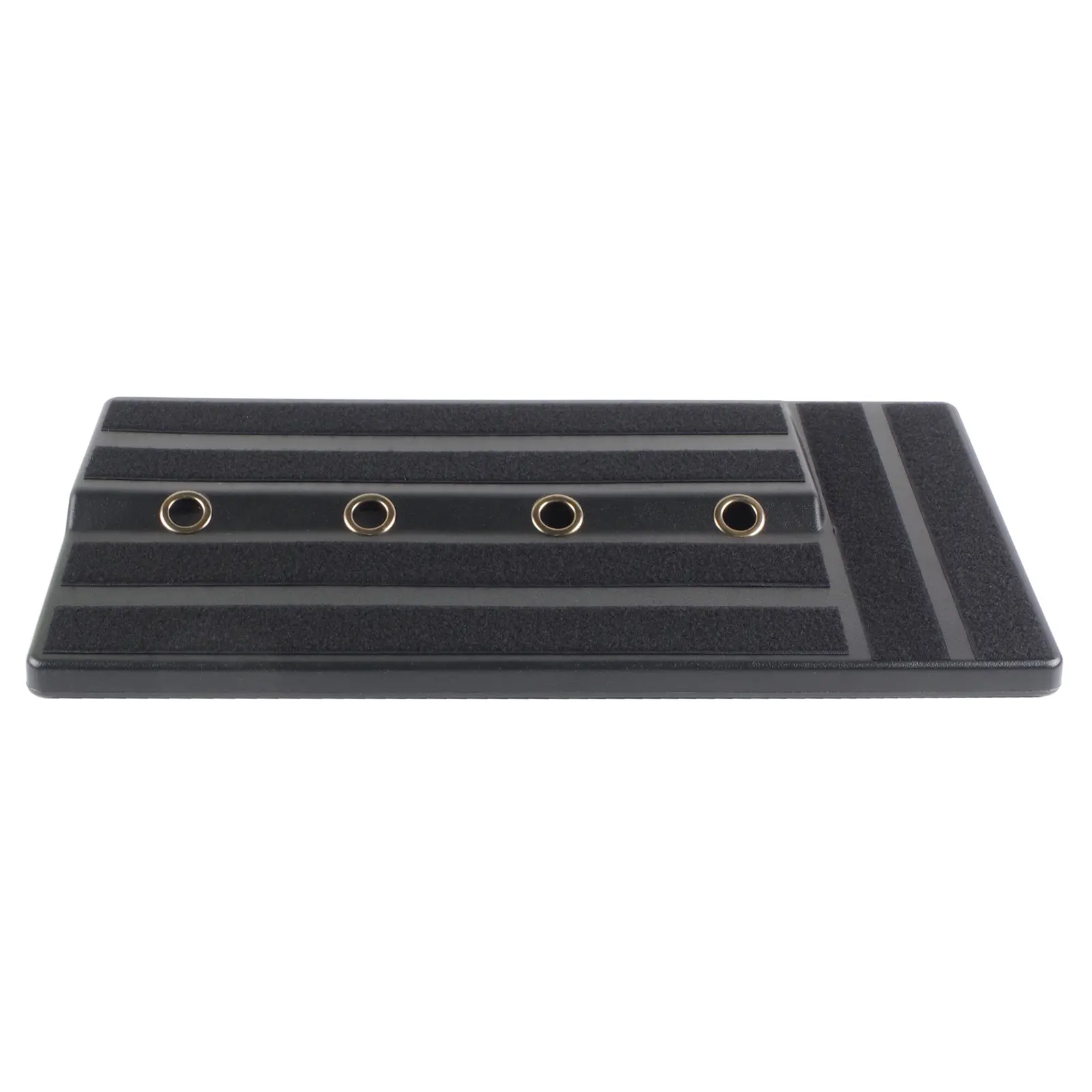 Rockhouse RPB-1BK Big Size Guitar Effects Pedal Board Sturdy PE Plastic Guitar Pedalboard Case with Sticking Tape Guitar Pedals Accessories