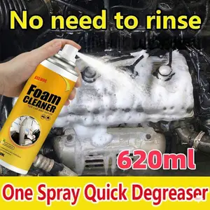 ​​Spray, wipe, shine! Effortless Car Care Foam Cleaner With Emulsifiers Breaks Down Oil Films dissolves grime effortlessly