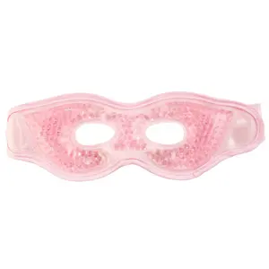Skin Gym CryoChill Ice Beaded Eye Mask - Pink Color - Ice Bead Design - Ideal for Cold Sore Relief