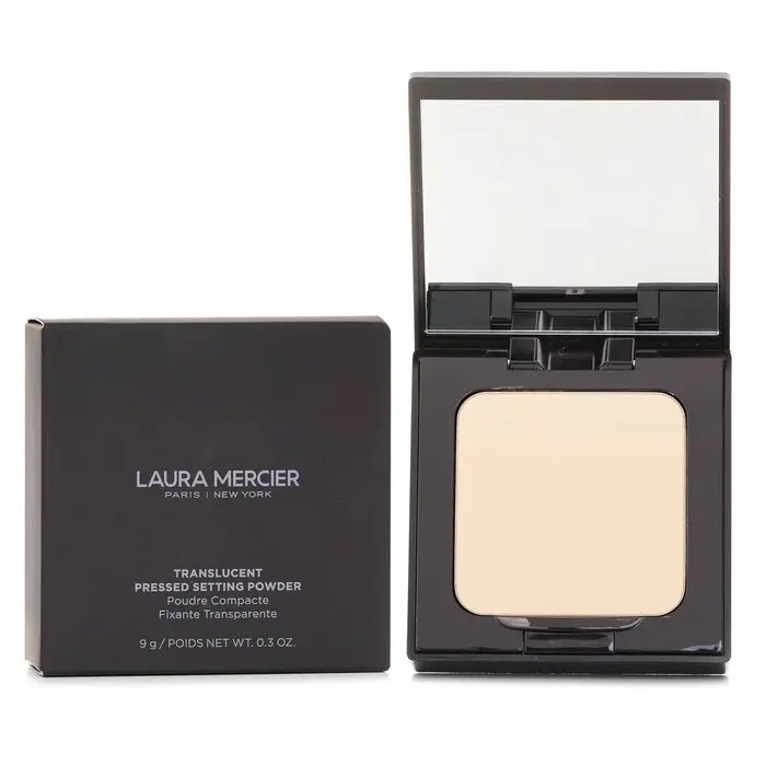 Laura Mercier French Silky Oil-Control Cosmetic Pressed Face Setting Powder - Translucent, 9g/0.3oz, Makeup