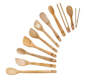 Joyce Chen 11-Piece Burnished Bamboo Utensil Set