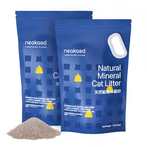 Neakasa Mineral Cat Litter 17.6lbs / 8kg - Natural Ingredients, Quick Clumping, Dust Free & Odor Control & Easy Scooping