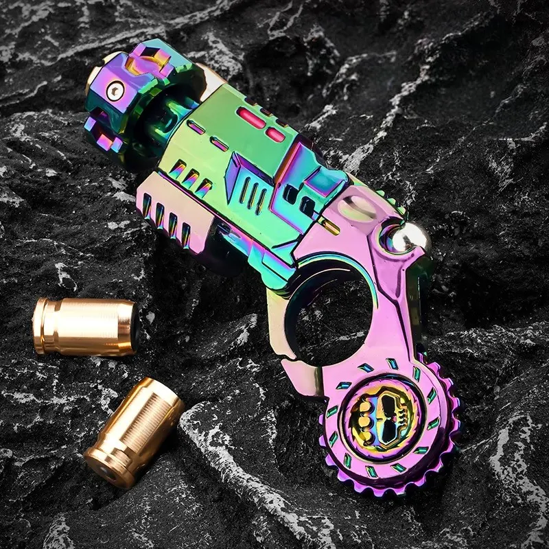 Mini Alloy Toy Gun Launcher, Blasters, Soft Bullet Ejector, Stress Relief Fun Toy, Unisex Design, Trendy Plaything for Kids and Adults