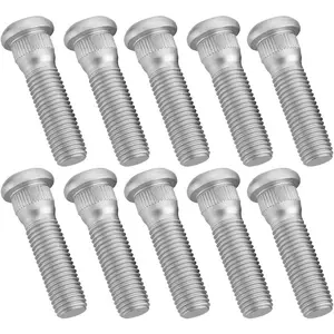 10 count  Wheel Studs, OEM# 90942-02049 Steel 49mm Long & M12x1.5  Wheel Lug , Automotive Tire Studs Replacement Accessories, Compatible with CT200h ES300 GS350