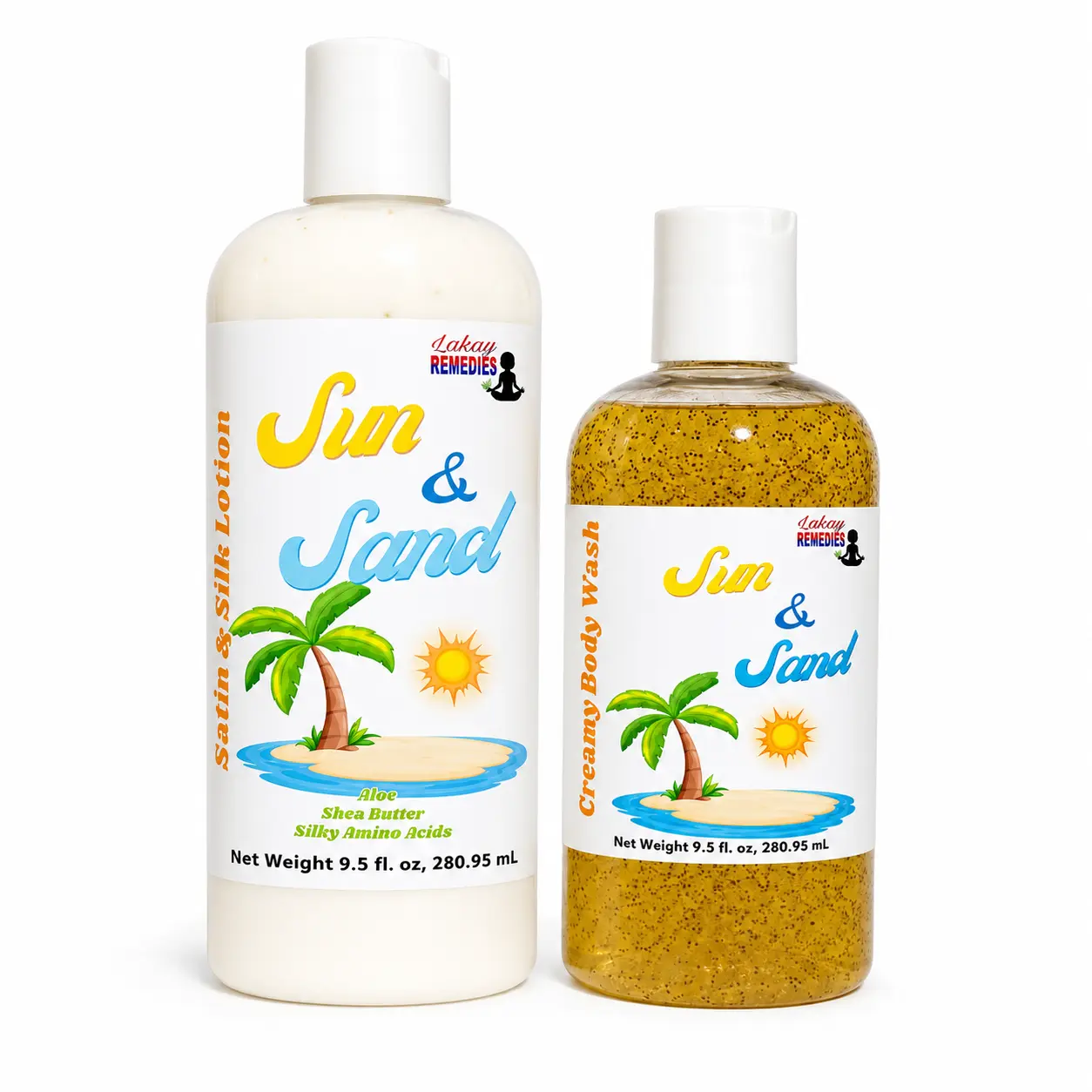 Sun & Sand Body Wash & Lotion Set