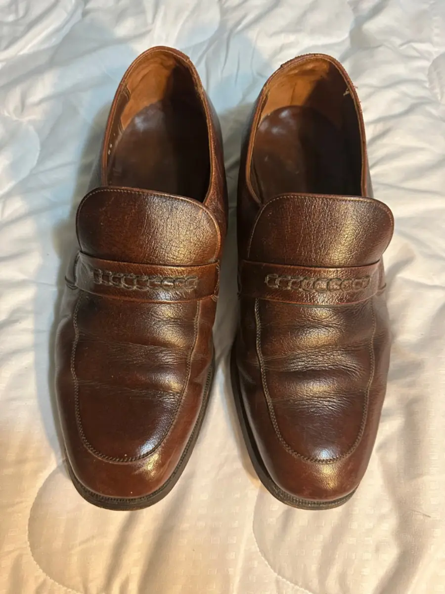 The Florshiem Size 9.5 5 E Men’s Leather Shoes Brown Boy Footwear