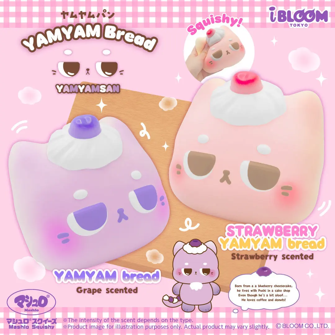 iBloom Squishy YAMYAM Bread Kawaii Soft Scented Slow Rising Stress Relief