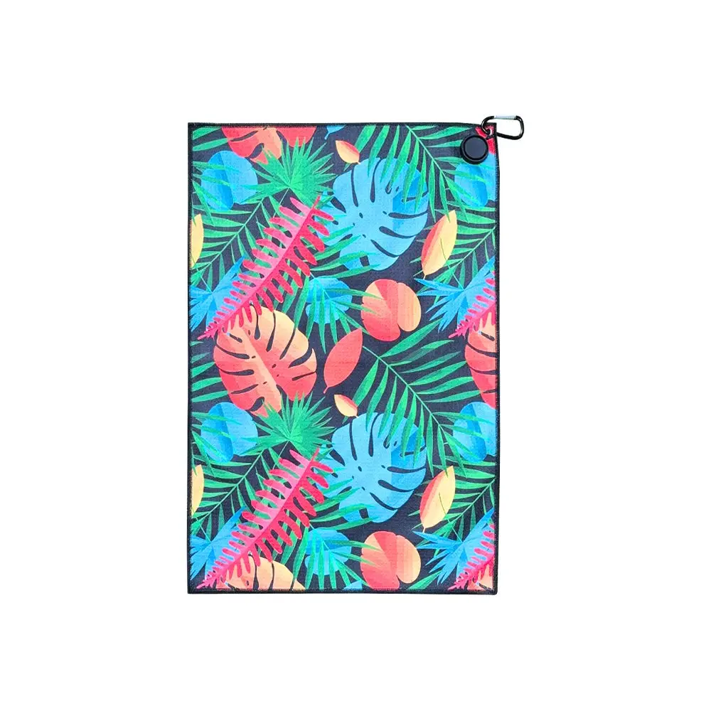 Neon Jungle Magnetic Waffle Stitch Towel