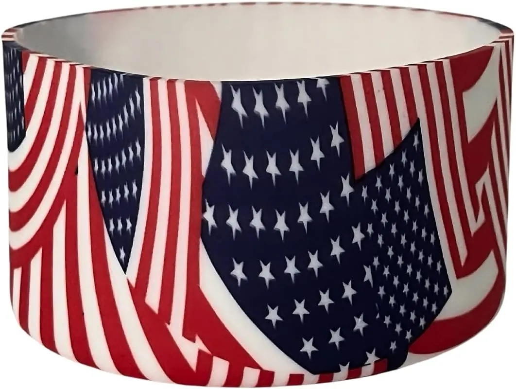 Tumbler Boot - Silicone Boots Compatible with Stanley Quencher 20, 30 and 40oz & IceFlow Flip Straw Bottle 20oz 30oz - Tumbler accessories - USA Accessories - Patriotic Decorations