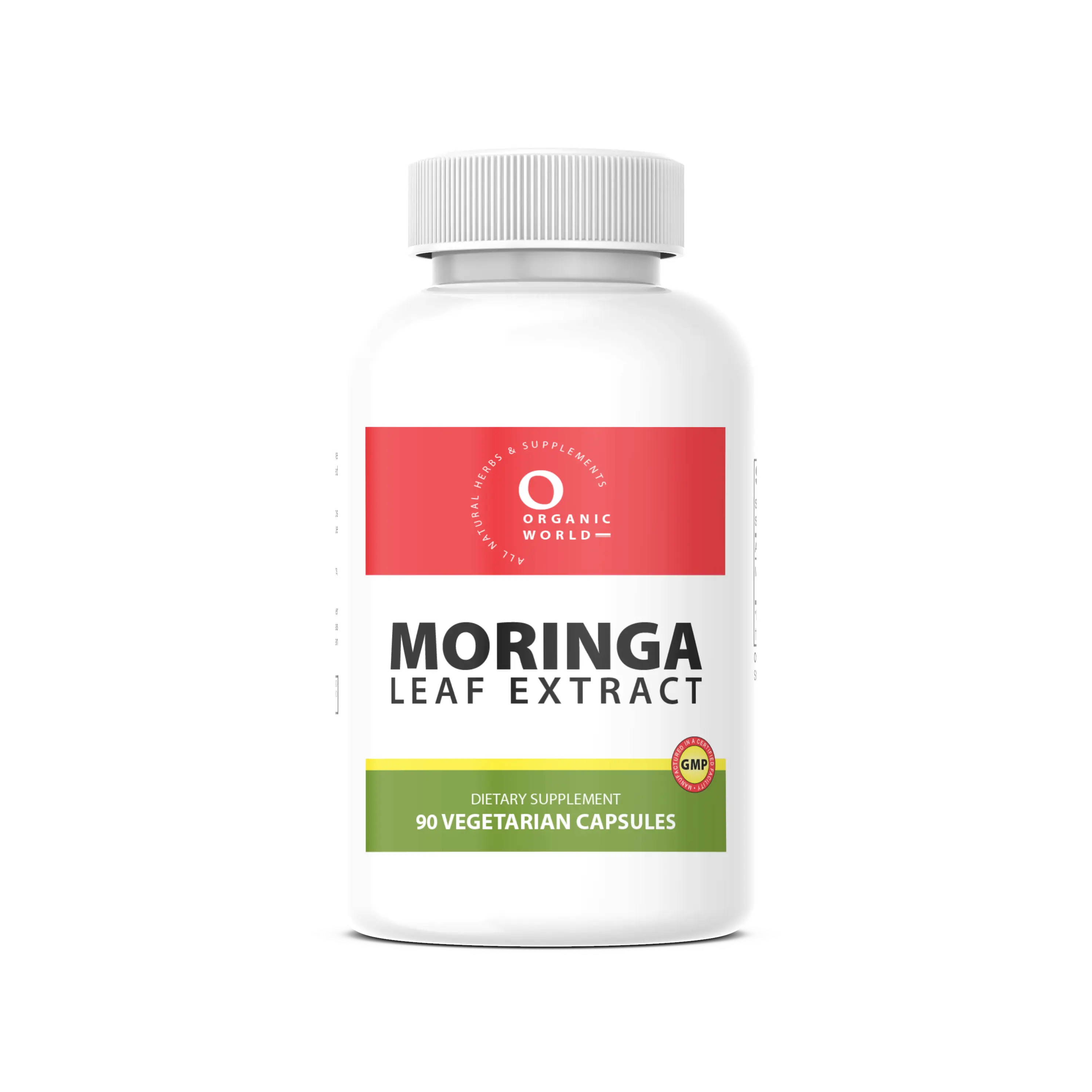 Moringa Leaf Extract 90 Vegetarian Capsules - Natural Healthcare Supplement with Vitamins C, Zinc & Antioxidants, No Flavor supplements