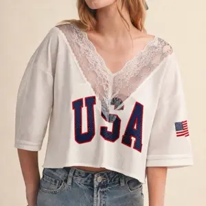 USA  Lace Jersey