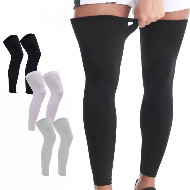 Cooling Elastic Breathable Knee Sleeves, Unisex Summer Leg Sleeves, Stretchy Sports Gear for Basketball and Soccer, Men and Women, Cooling Protective Sleeves