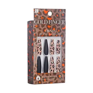 Gold Finger Gel Glam Design