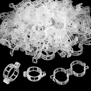 500 reusable vine clips designed to support plants like grapes and tomatoes, helping vegetables grow more upright and healthier in gardens