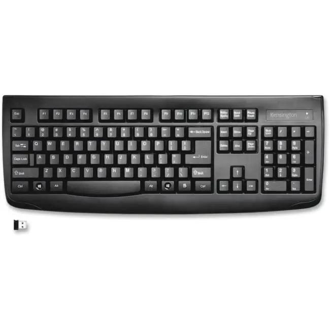 Kensington KMW72450 Pro Fit Wireless Keyboard - Black, Spill-Proof Keyboard for Computers & Office Use, Spill-Proof Keyboards