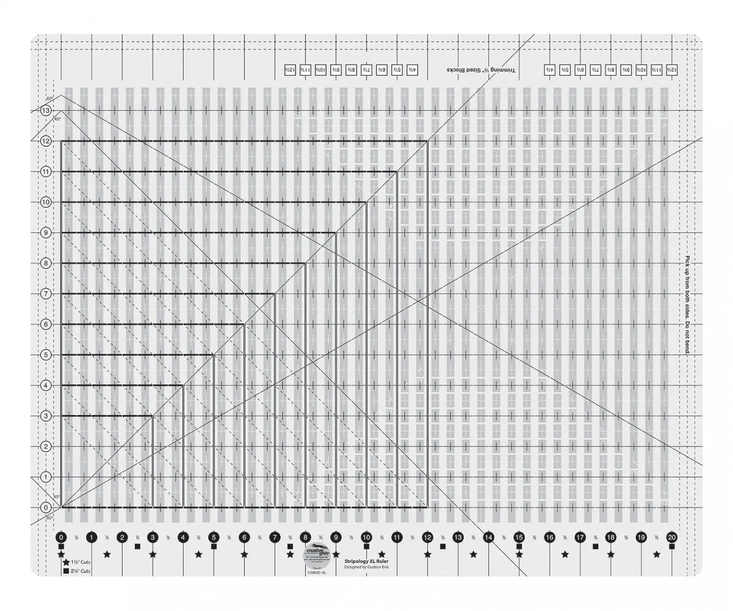 Creative Grids Stripology XL Ruler