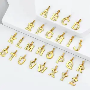 "14K Gold-Filled XP Letter Pendants"