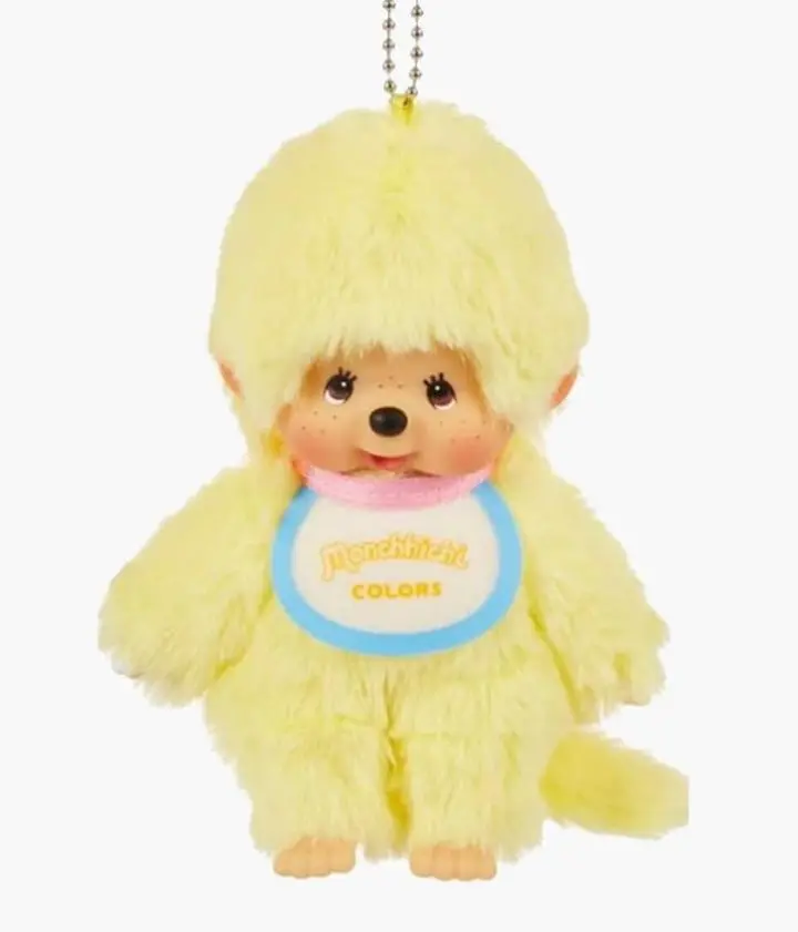 Monchhichi Colors Series - 6 Inch Keychain (Yellow)