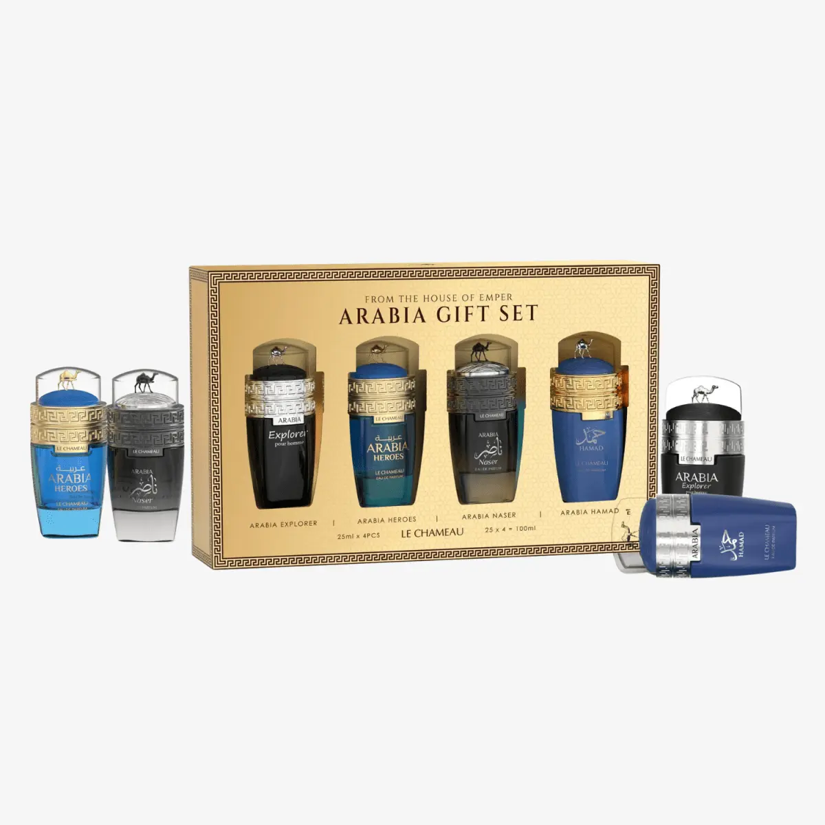 Le Chameau Arabia Gift Set 4x25ml EDP for Men