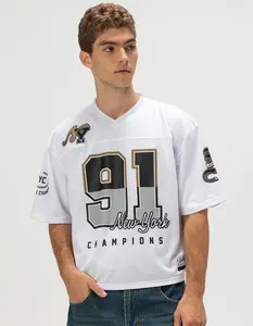 RSQ Mens Baggy Crop Mesh Jersey