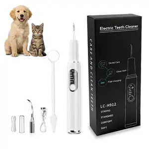 Electric Tooth Cleaner and Plaque Remover, Portable Dental Care Kit for Tartar Removal with LED Light, 5 Adjustable Modes, and 2 Replaceable Heads for Adults, Toothbrush