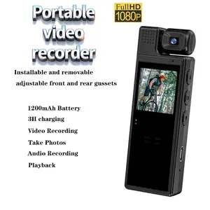 1080p HD Action Camera Video Equipment Professional Recorder Video Motion Detection Camera with Battery