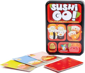 Sushi Go! - Fun Pick and Pass Card Game for 2-5 Players Ages 8+ by Gamewright - Perfect for Family Game Night and Friends Gatherings!