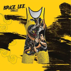 Bruce Lee X Tri-Titans Official Collaboration Men Singlet