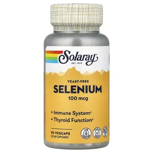 Solaray Selenium, 100 mcg, 90 VegCaps