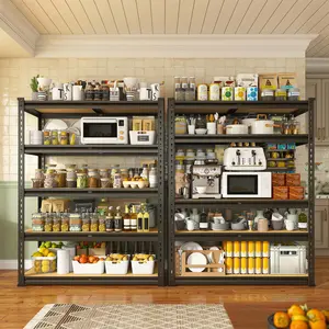 Lionhon Garage Shelving Unit, 5 TierAdjustable Metal Storage Rack, 2000 lbs Capacity, GarageStorage Shelves for Warehouse, Basement, Kitchen,Pantry, Living Room Organizer, Multi-Purpose StorageRack