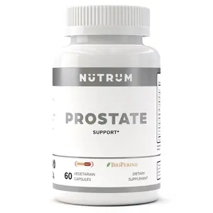 Prostate All-In-One Supplement for Men - Doctor Formulated with Saw Palmetto, Beta-Sitosterol, Pumpkin Seed - Support Bladder & Urinary Health, USA Made - 60 Capsules