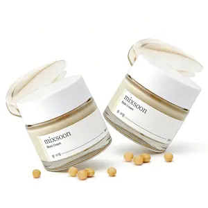 Mixsoon Bean Cream 50ml Korean Glass Skin Pore Sebum Care Non-Sticky Light Texture for All Skin Types Intensive Moisture Balances Oil & Moisture