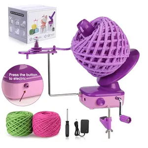 Harxvto Electric Yarn Winder for Crocheting , Large Capacity Automatic Yarn Winder with Strong Tension Stepless Speed，Gift Ideal Helper for Knitting Lovers.